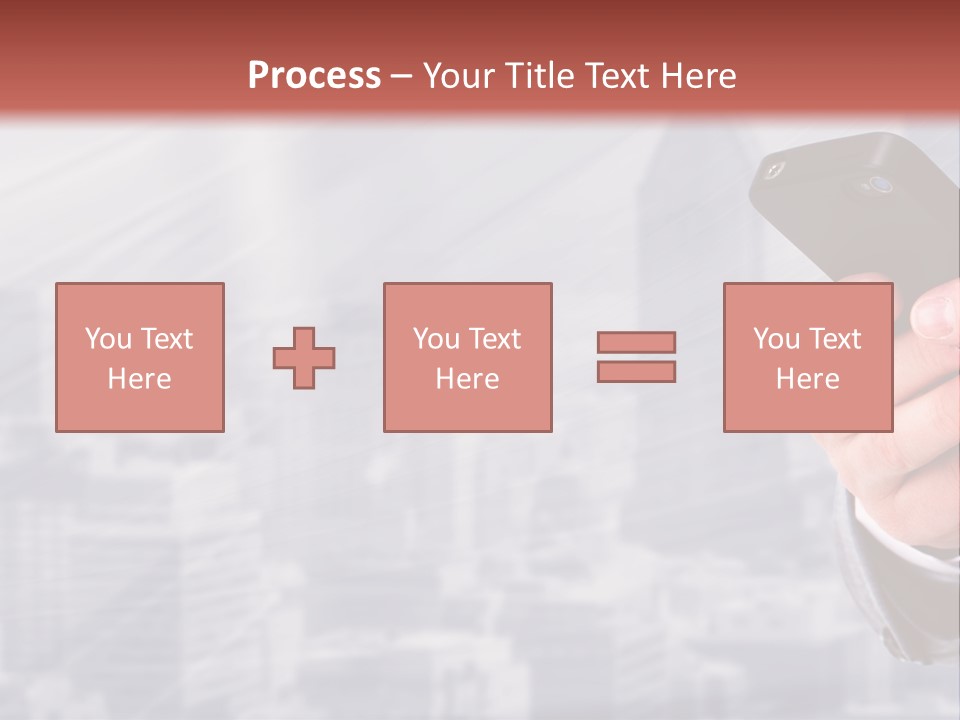 Conversation Phone Security PowerPoint Template