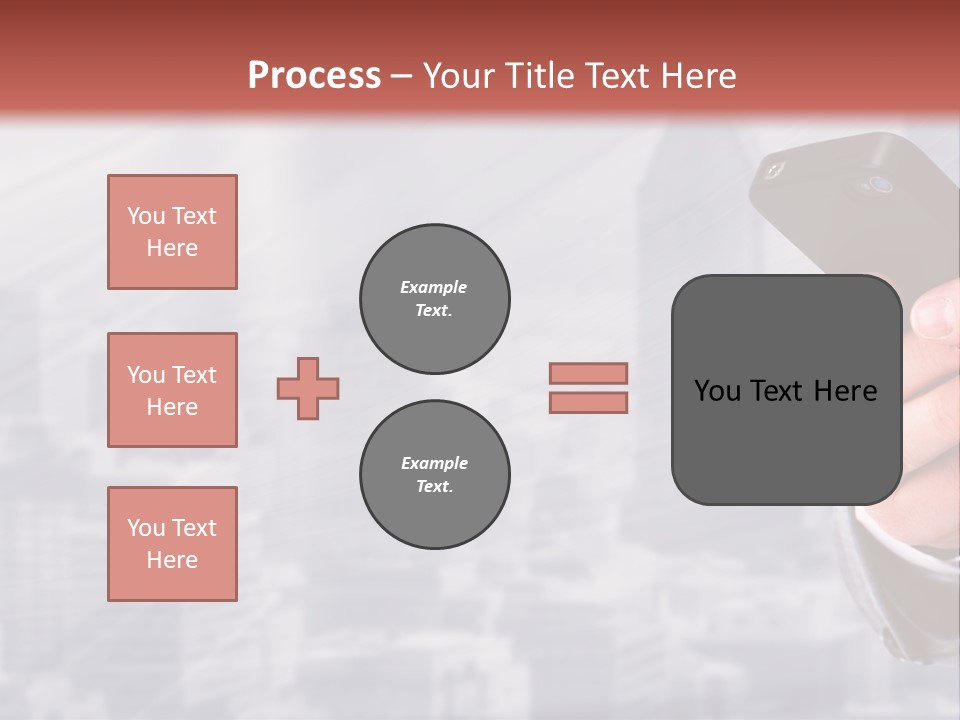 Conversation Phone Security PowerPoint Template