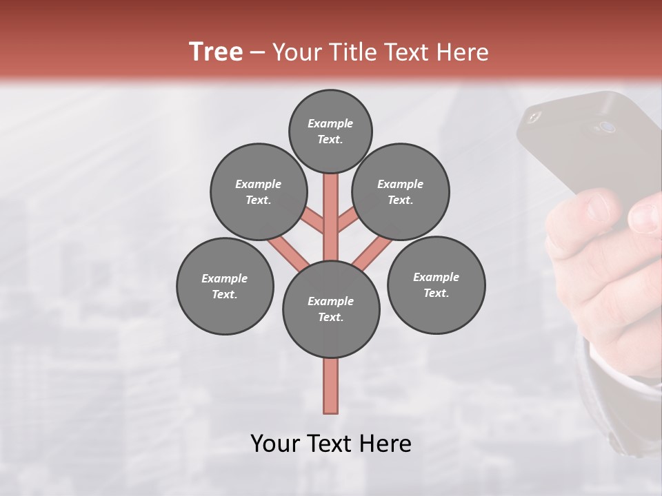 Conversation Phone Security PowerPoint Template