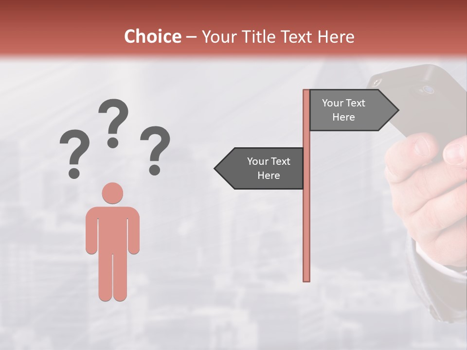 Conversation Phone Security PowerPoint Template