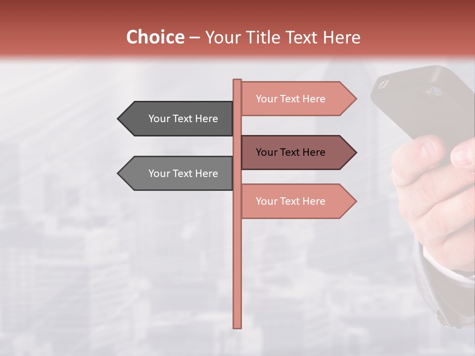 Conversation Phone Security PowerPoint Template