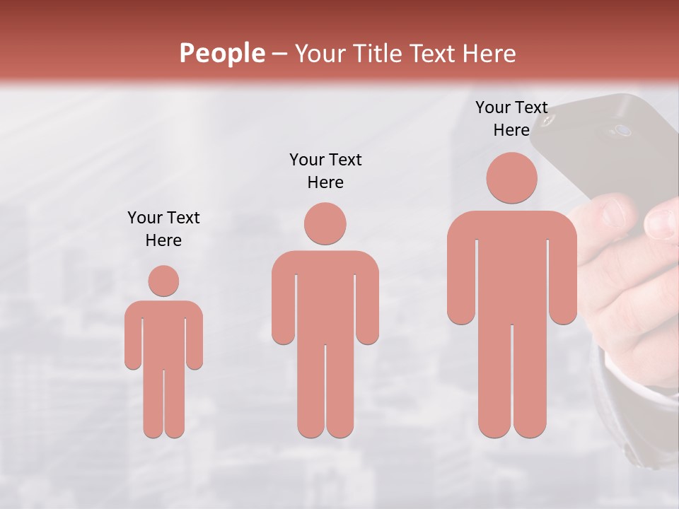 Conversation Phone Security PowerPoint Template