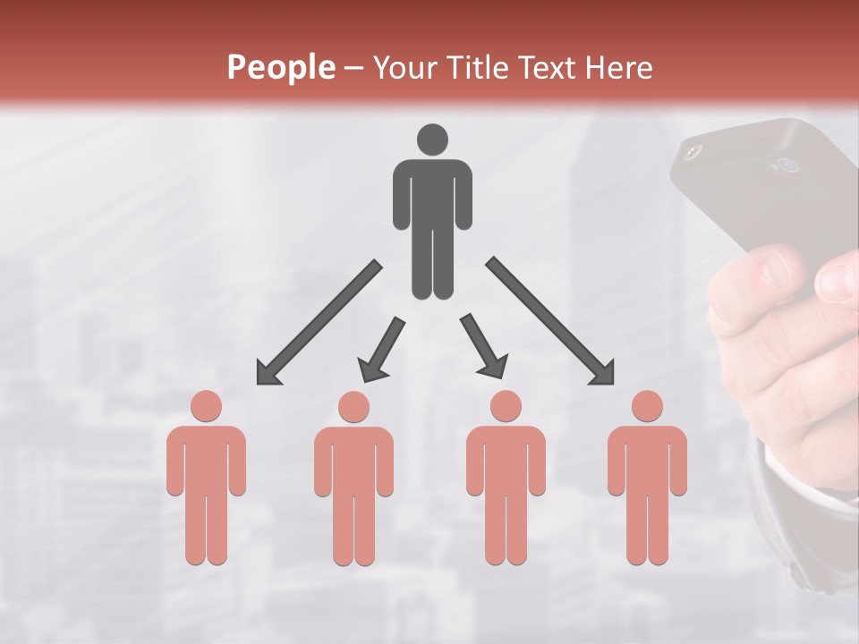 Conversation Phone Security PowerPoint Template