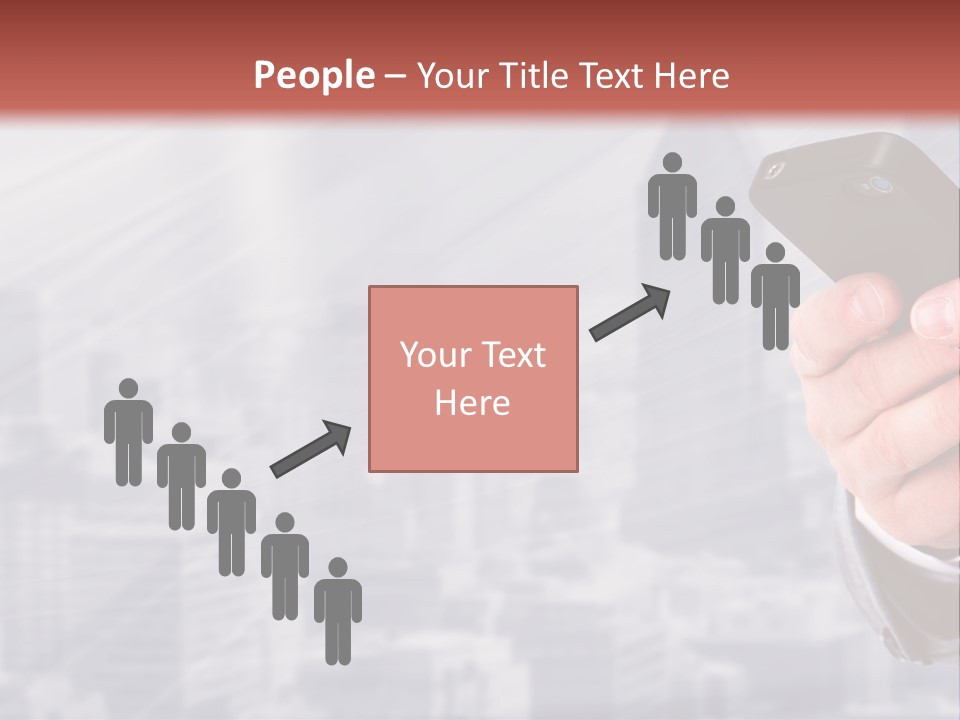 Conversation Phone Security PowerPoint Template