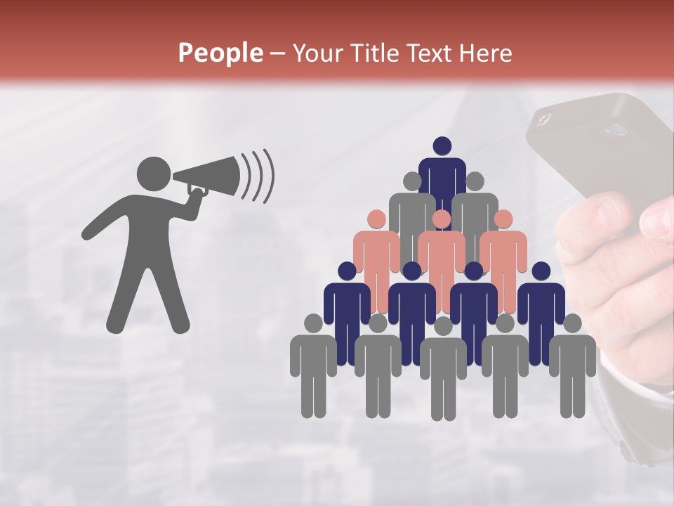 Conversation Phone Security PowerPoint Template