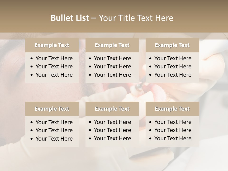 Eyes Cosmetic Surgery PowerPoint Template