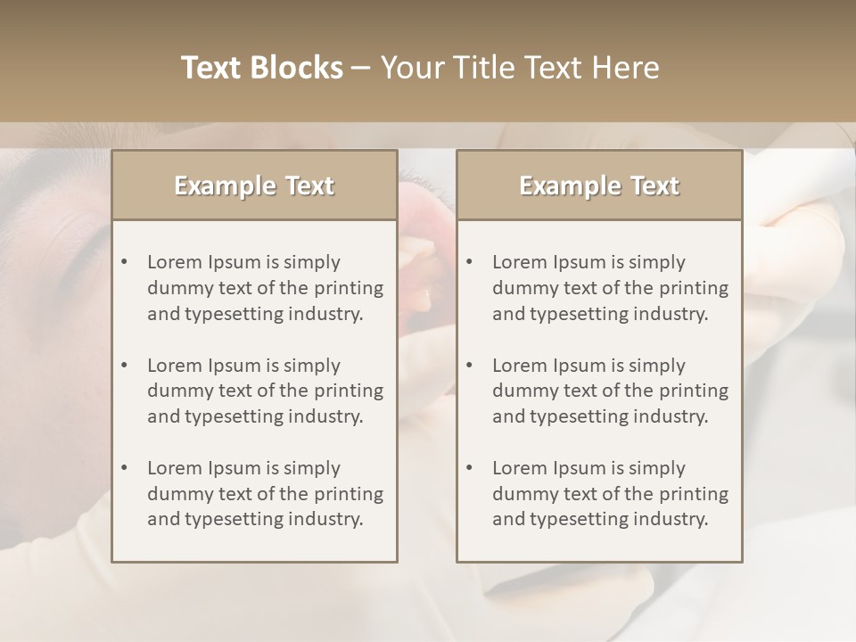 Eyes Cosmetic Surgery PowerPoint Template