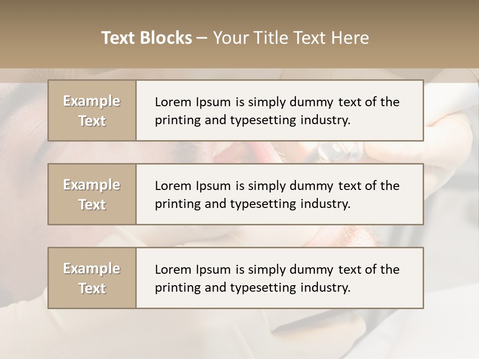 Eyes Cosmetic Surgery PowerPoint Template