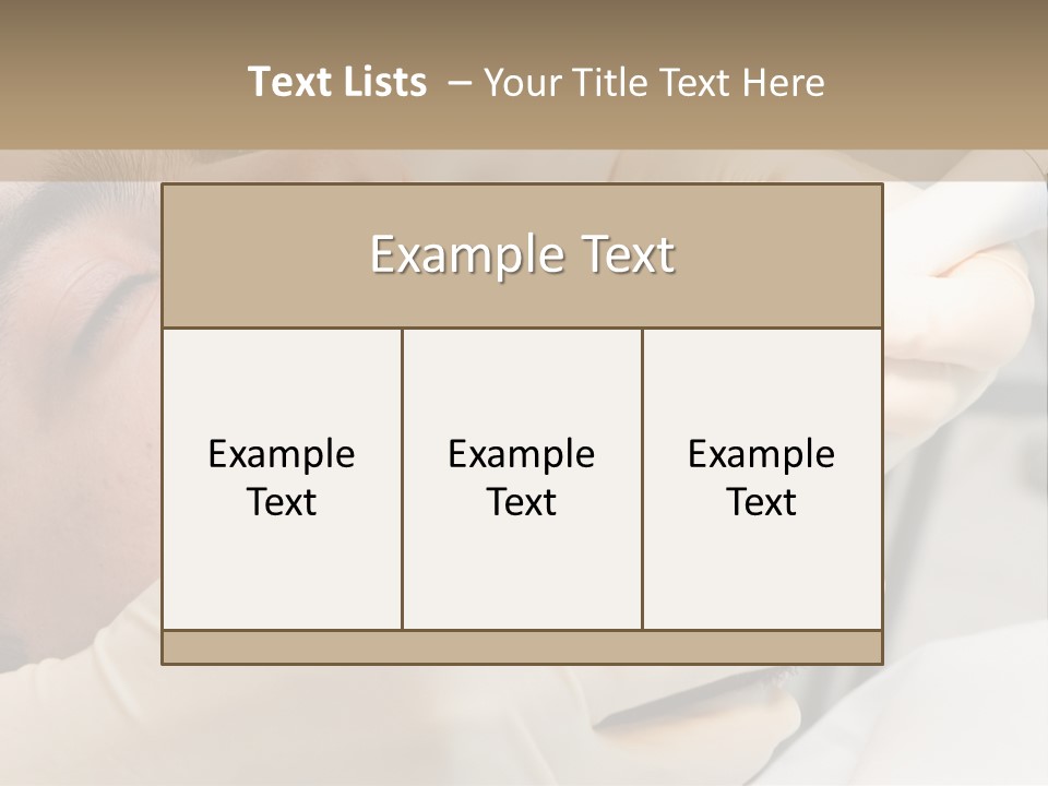 Eyes Cosmetic Surgery PowerPoint Template