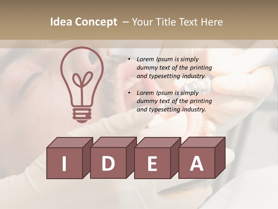 Eyes Cosmetic Surgery PowerPoint Template