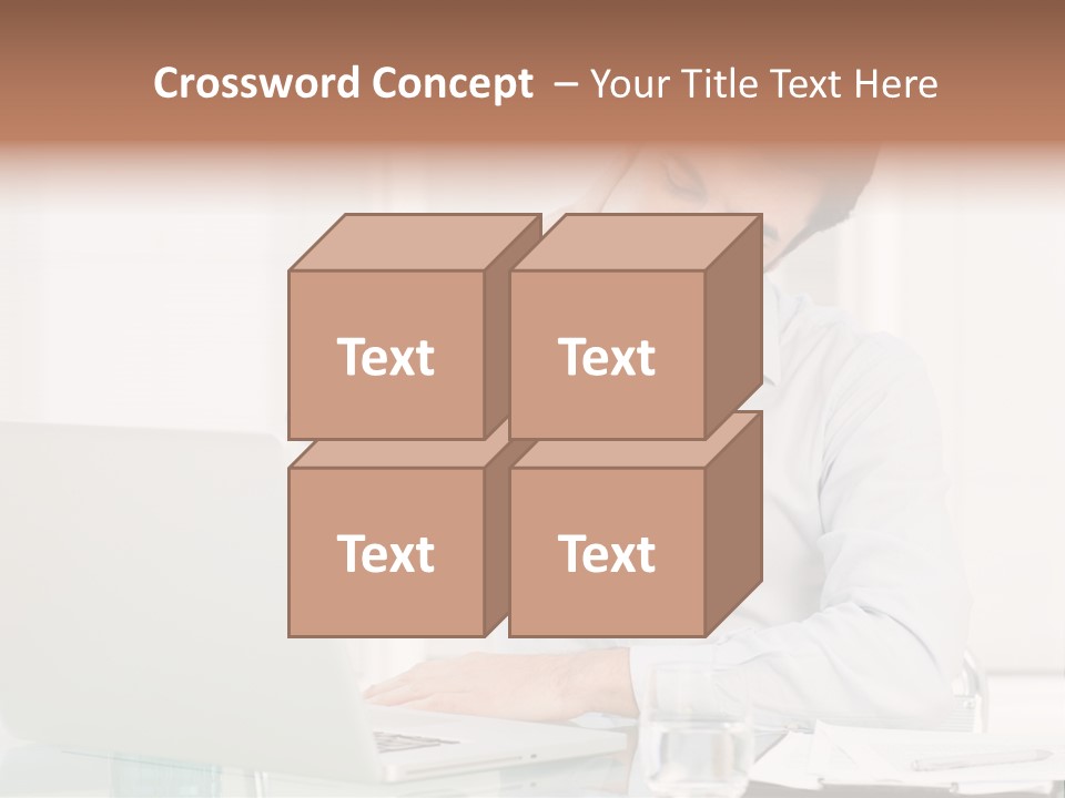 Isolated Tired One PowerPoint Template