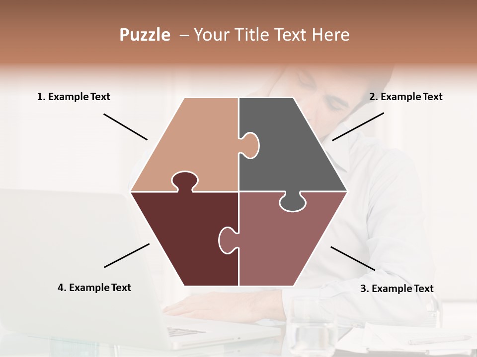 Isolated Tired One PowerPoint Template