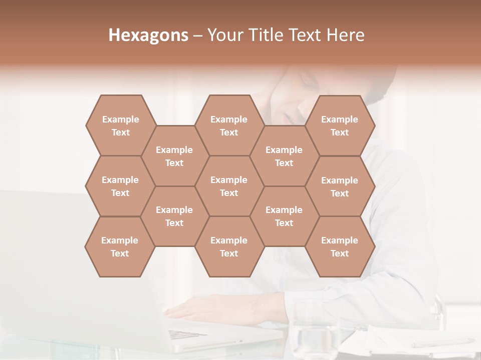 Isolated Tired One PowerPoint Template