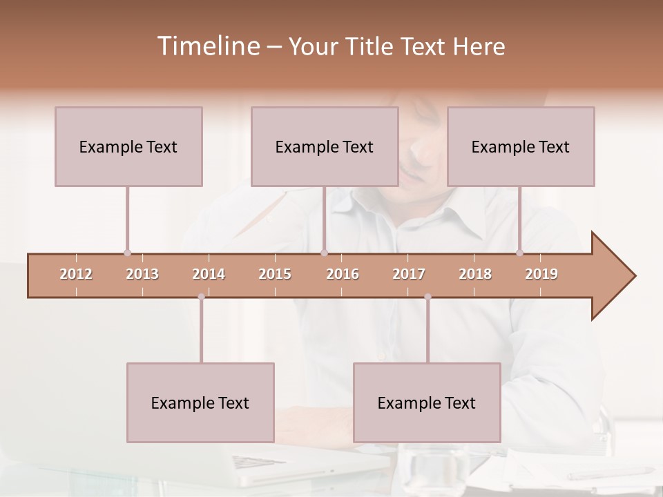 Isolated Tired One PowerPoint Template