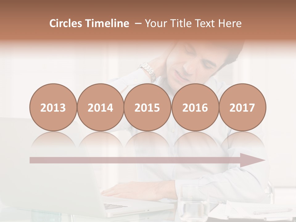 Isolated Tired One PowerPoint Template