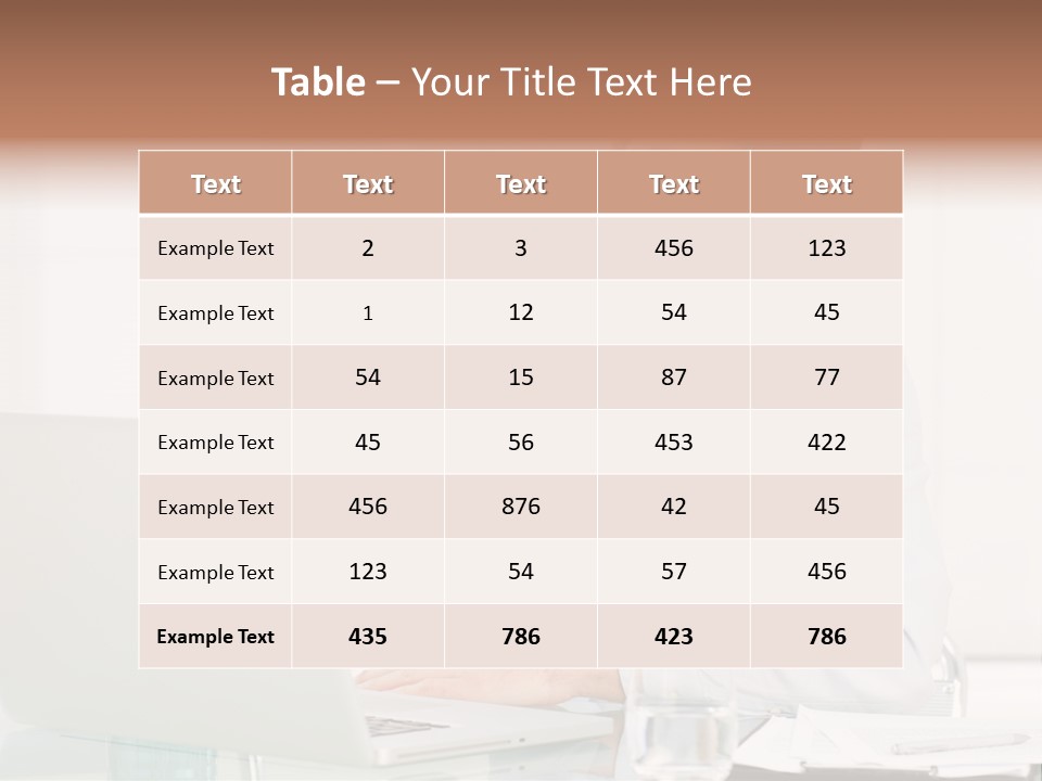 Isolated Tired One PowerPoint Template