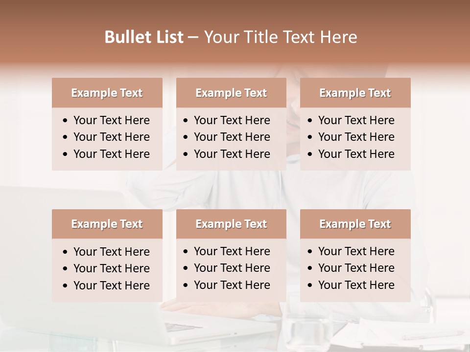 Isolated Tired One PowerPoint Template