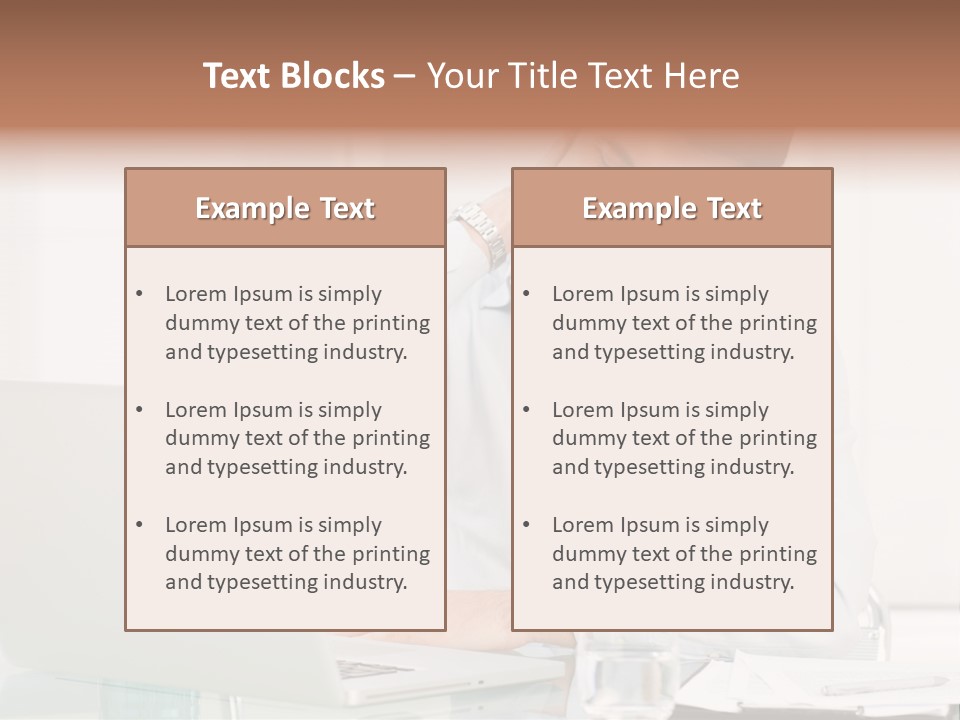 Isolated Tired One PowerPoint Template