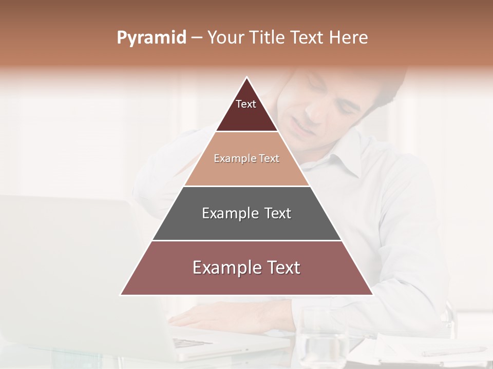 Isolated Tired One PowerPoint Template