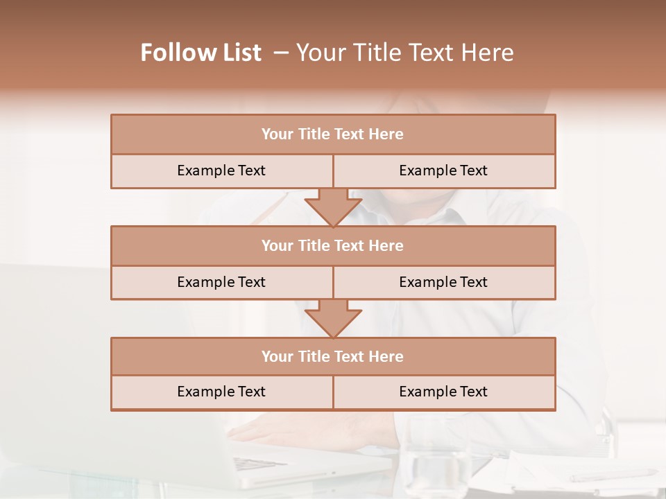 Isolated Tired One PowerPoint Template