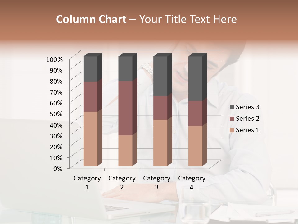 Isolated Tired One PowerPoint Template