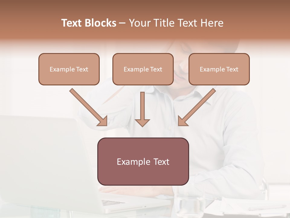 Isolated Tired One PowerPoint Template