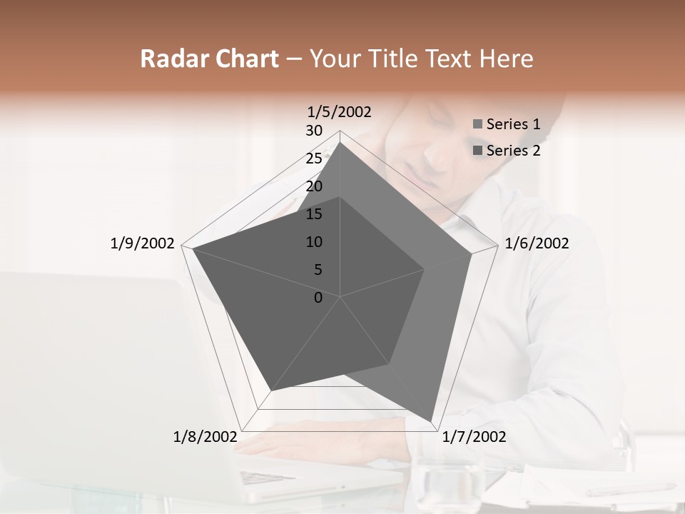 Isolated Tired One PowerPoint Template