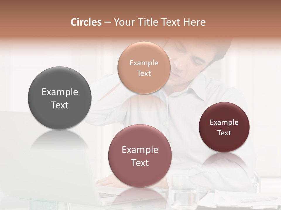 Isolated Tired One PowerPoint Template