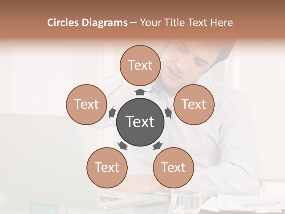 Isolated Tired One PowerPoint Template