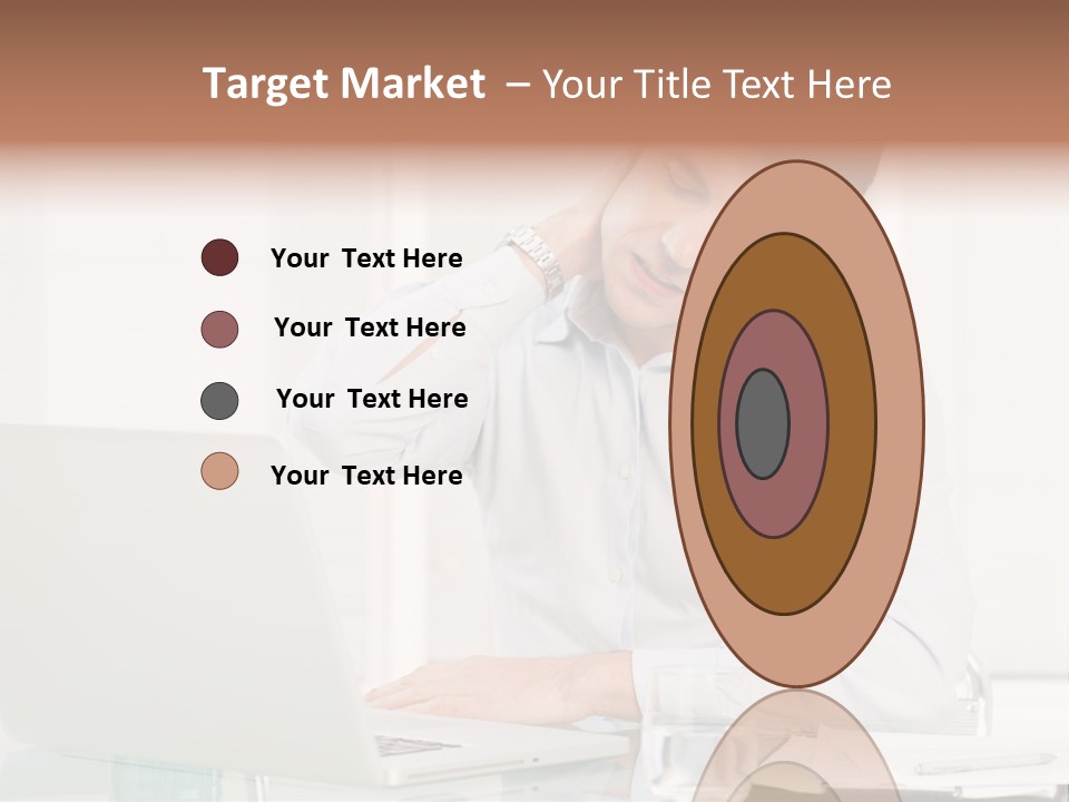 Isolated Tired One PowerPoint Template