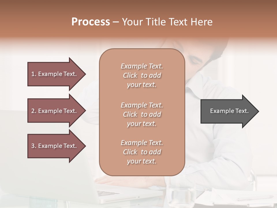 Isolated Tired One PowerPoint Template
