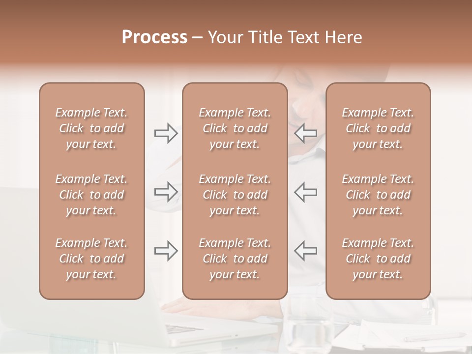 Isolated Tired One PowerPoint Template