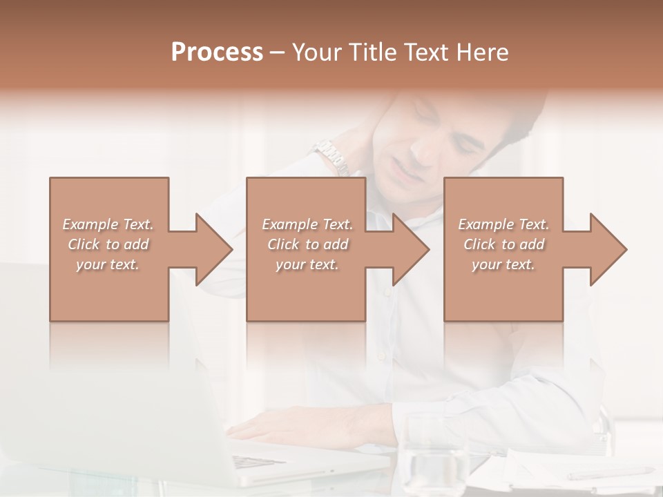 Isolated Tired One PowerPoint Template