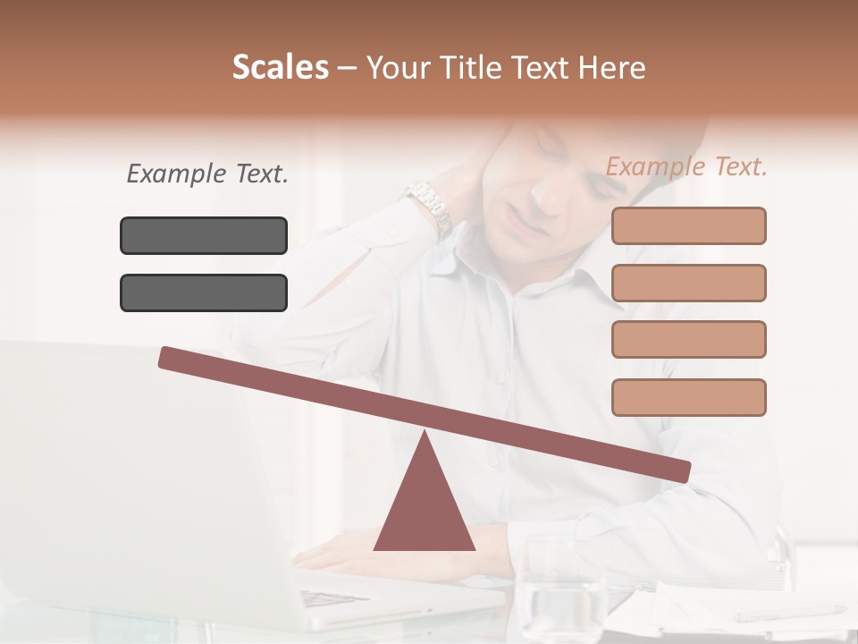 Isolated Tired One PowerPoint Template