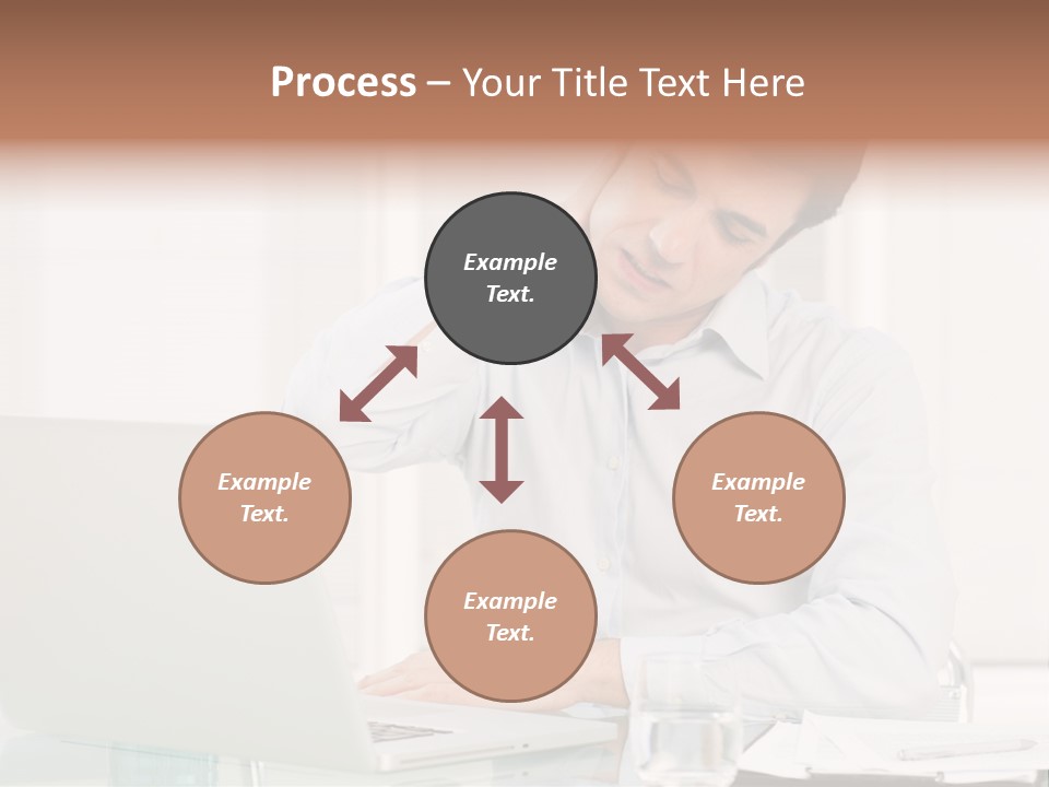 Isolated Tired One PowerPoint Template