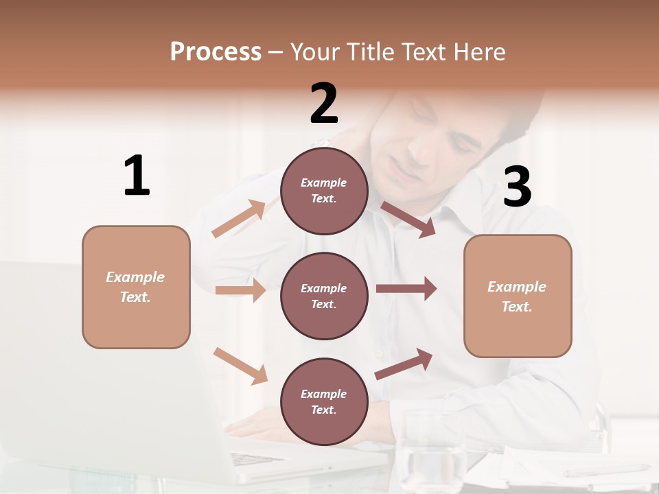 Isolated Tired One PowerPoint Template