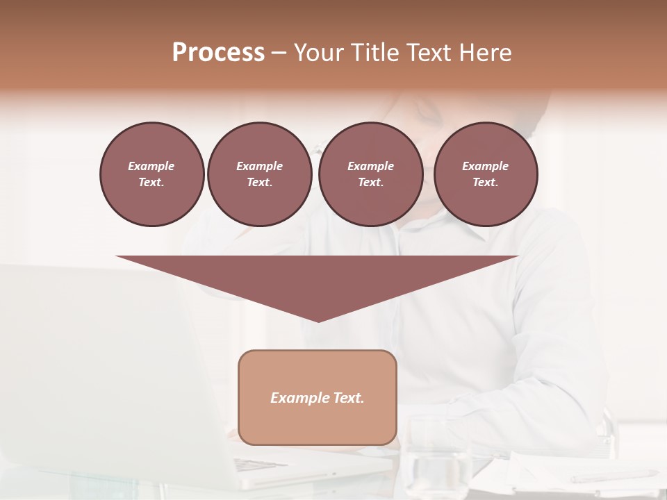 Isolated Tired One PowerPoint Template