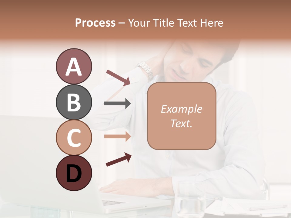 Isolated Tired One PowerPoint Template