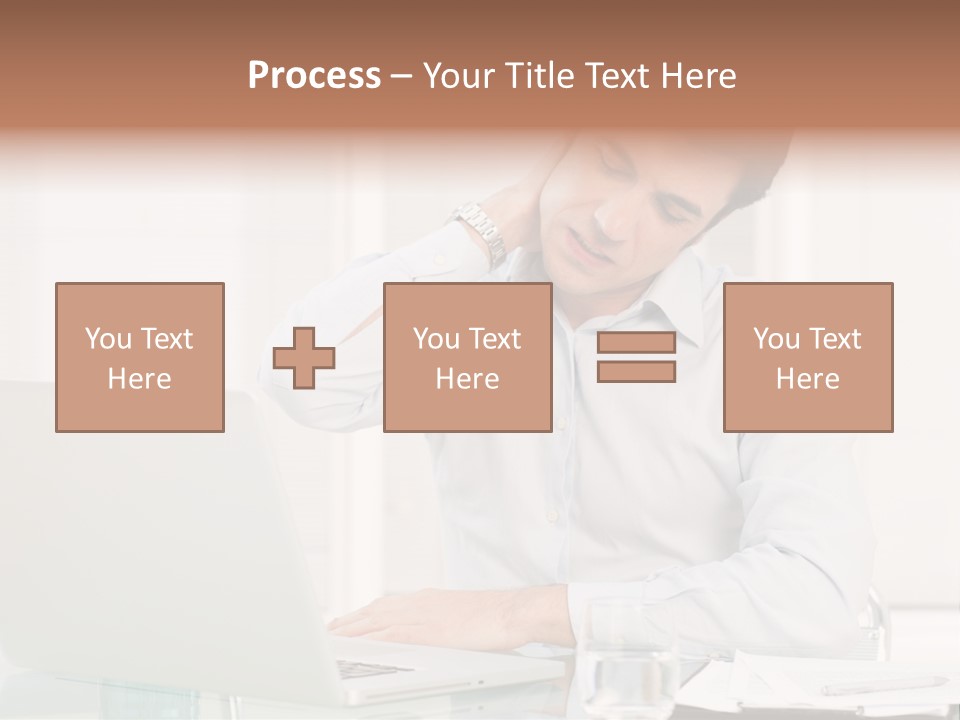 Isolated Tired One PowerPoint Template