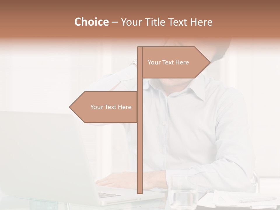 Isolated Tired One PowerPoint Template