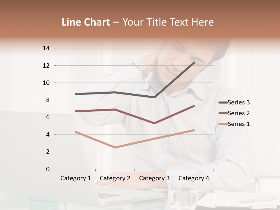 Isolated Tired One PowerPoint Template