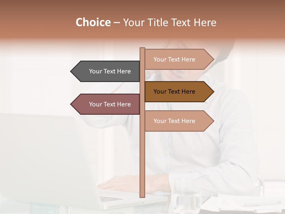 Isolated Tired One PowerPoint Template