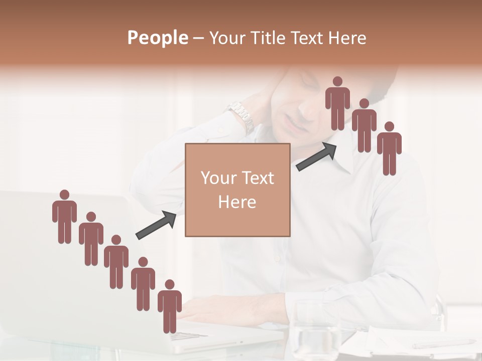 Isolated Tired One PowerPoint Template