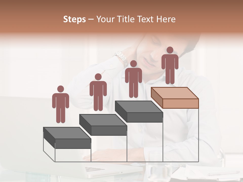 Isolated Tired One PowerPoint Template