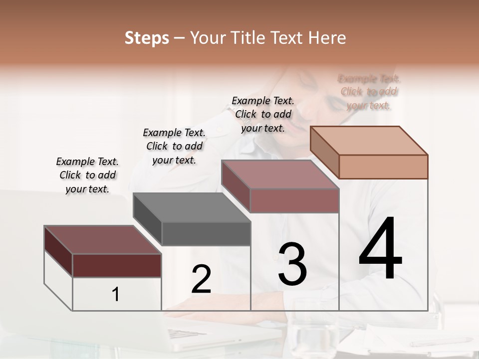 Isolated Tired One PowerPoint Template