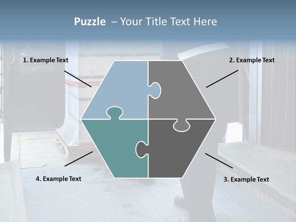 Transportation Manual Worker Stack PowerPoint Template