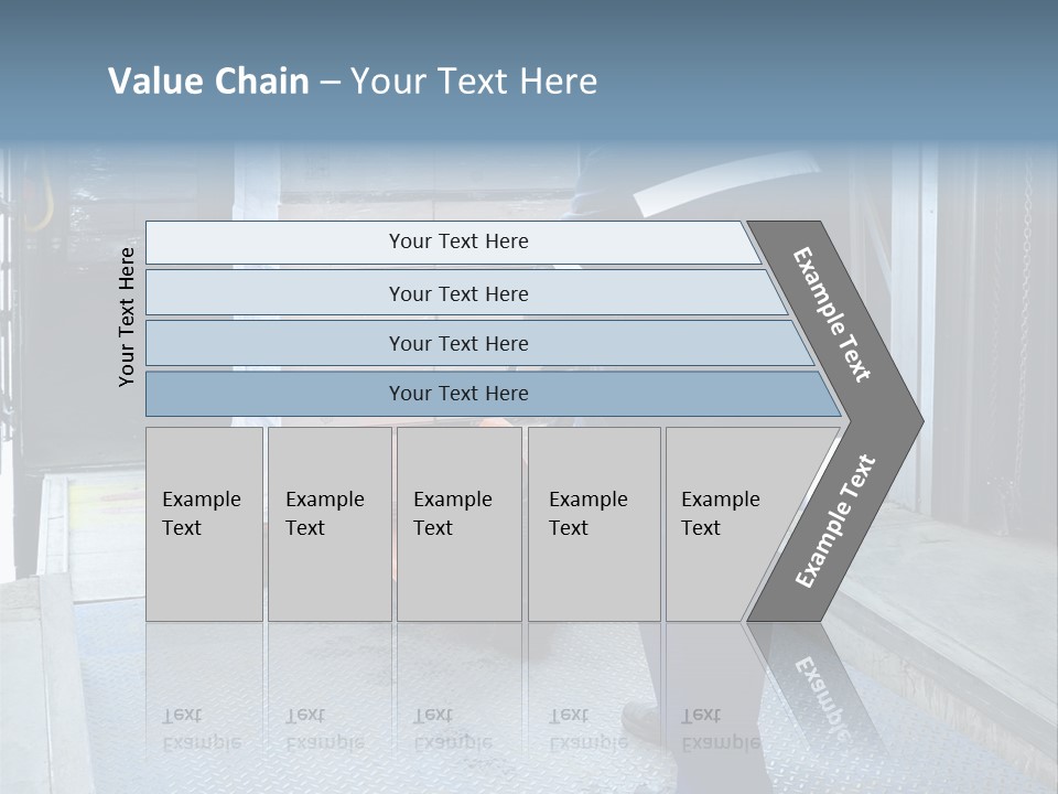 Transportation Manual Worker Stack PowerPoint Template