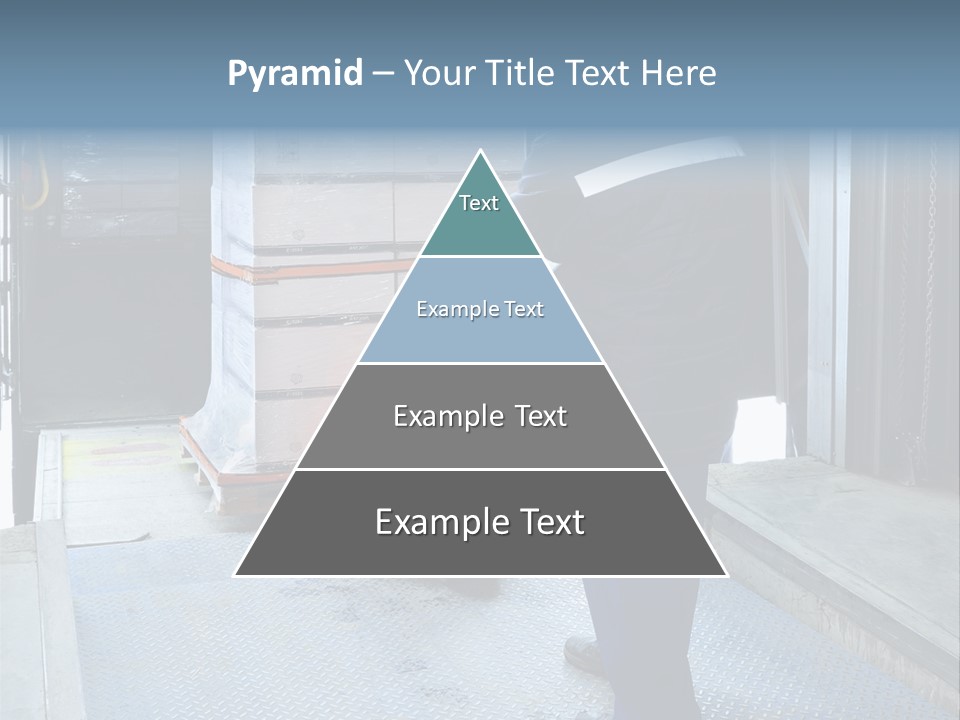Transportation Manual Worker Stack PowerPoint Template