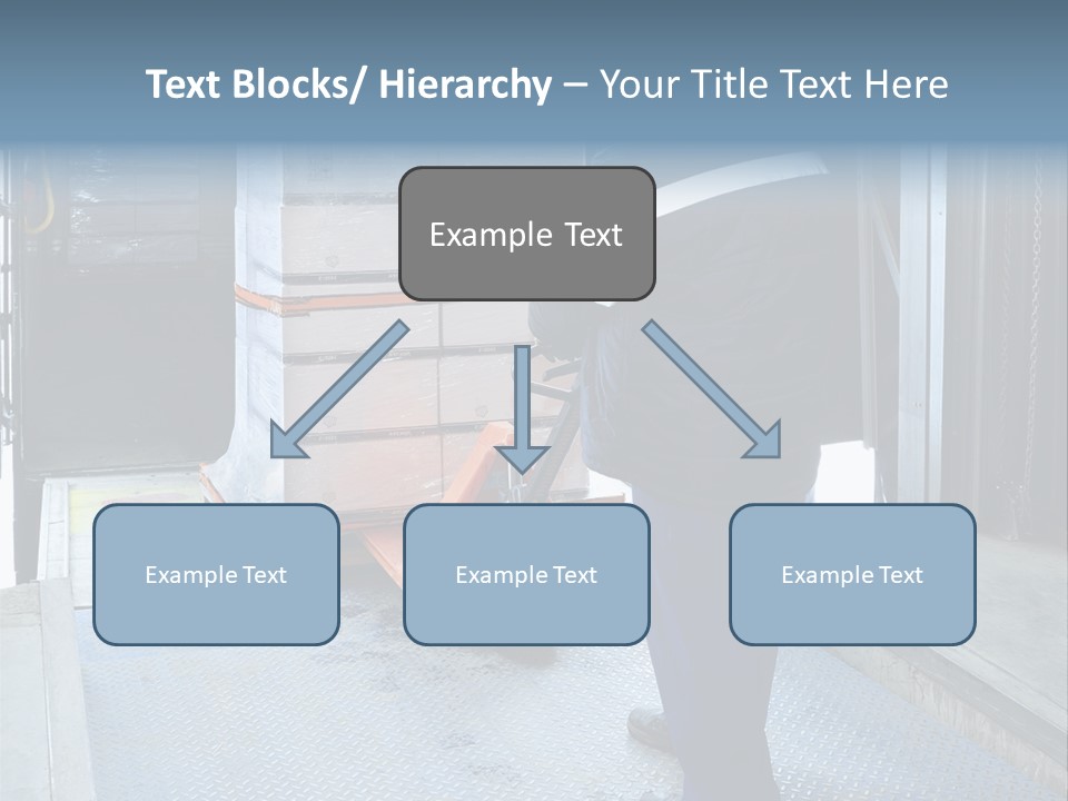 Transportation Manual Worker Stack PowerPoint Template