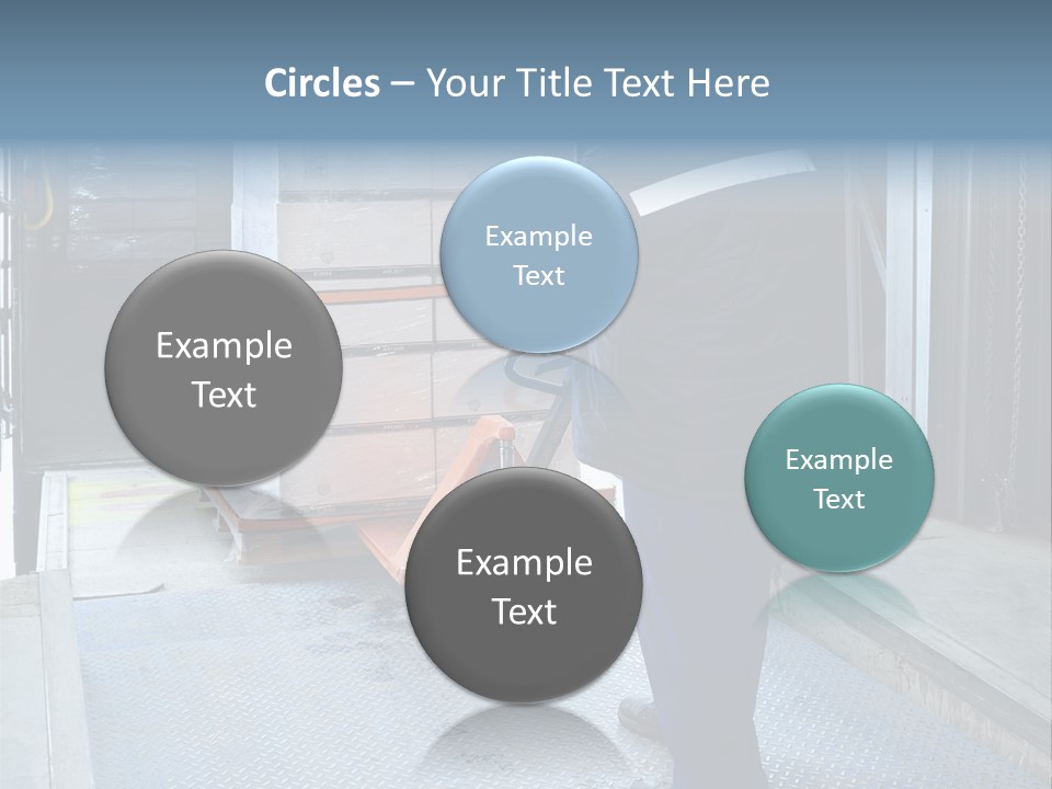 Transportation Manual Worker Stack PowerPoint Template